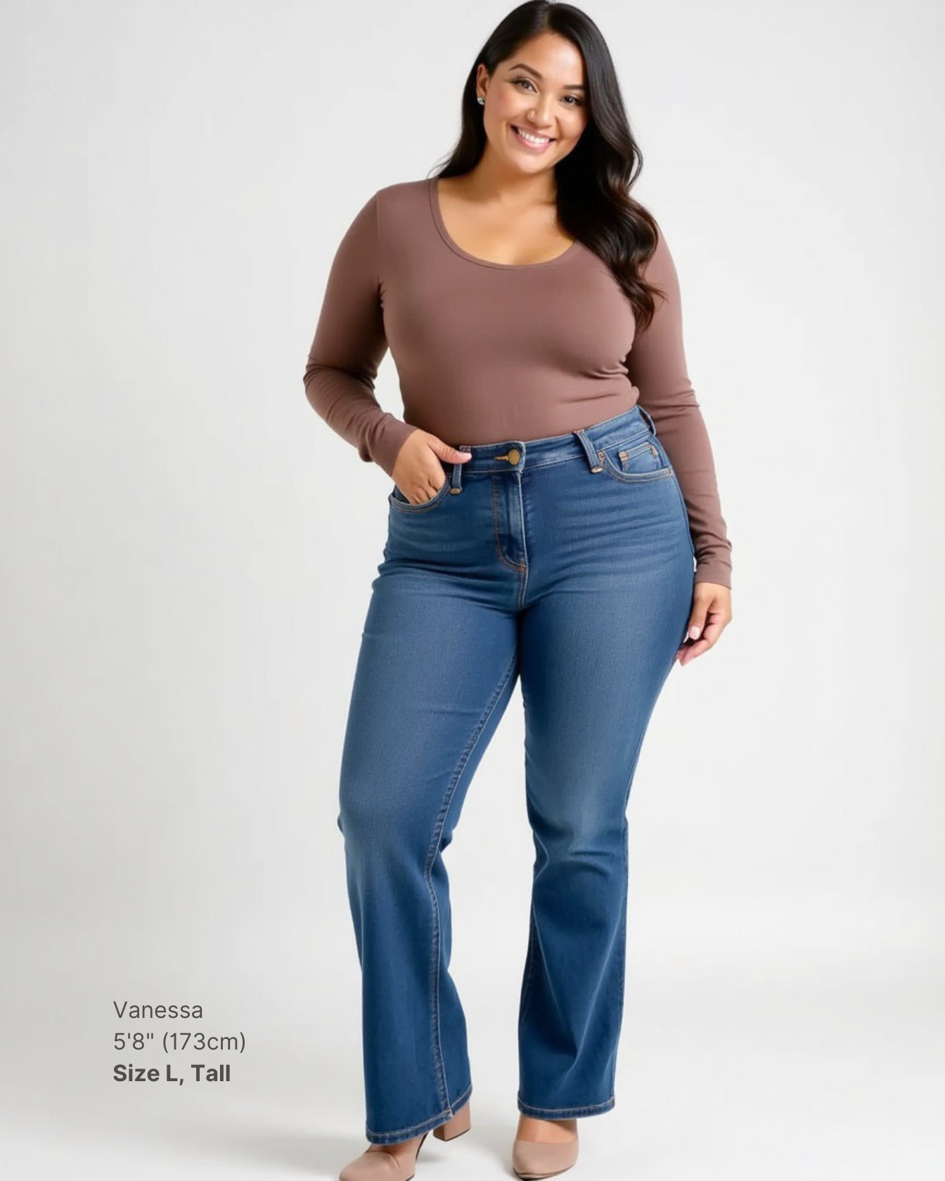 [PREORDER] Paloma 2.0 Dark Wash Bootcut Shapewear Jeans