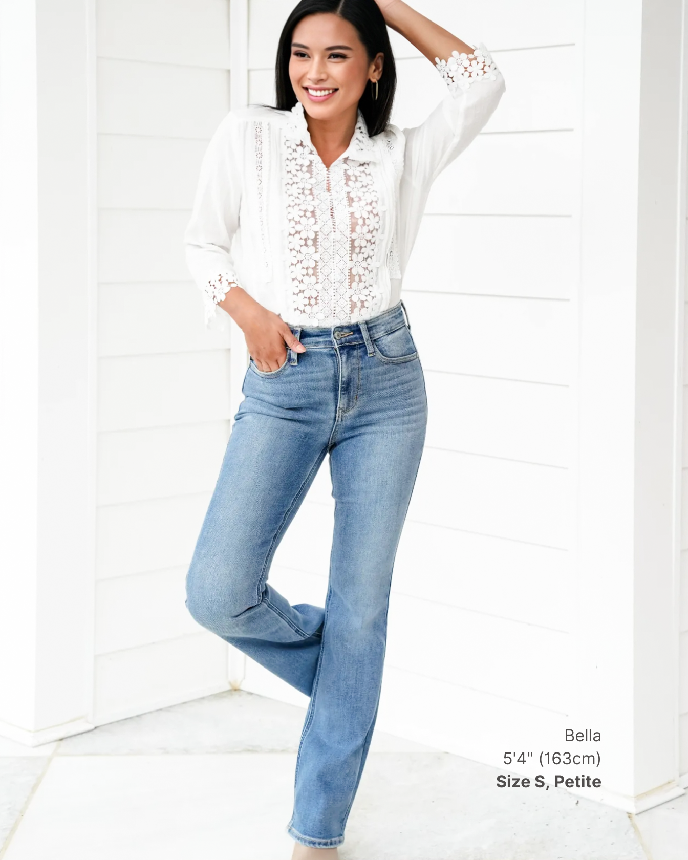 Paloma 2.0 Medium Wash Bootcut Shapewear Jeans
