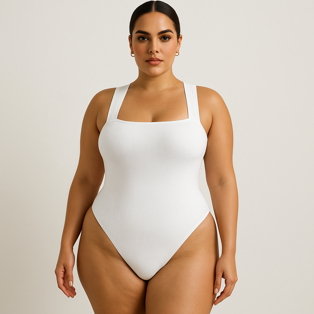 Hourglass Square Neck Shapewear Bodysuit